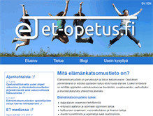 Tablet Screenshot of et-opetus.fi